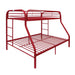 Tritan Red Bunk Bed (Twin/Full) image