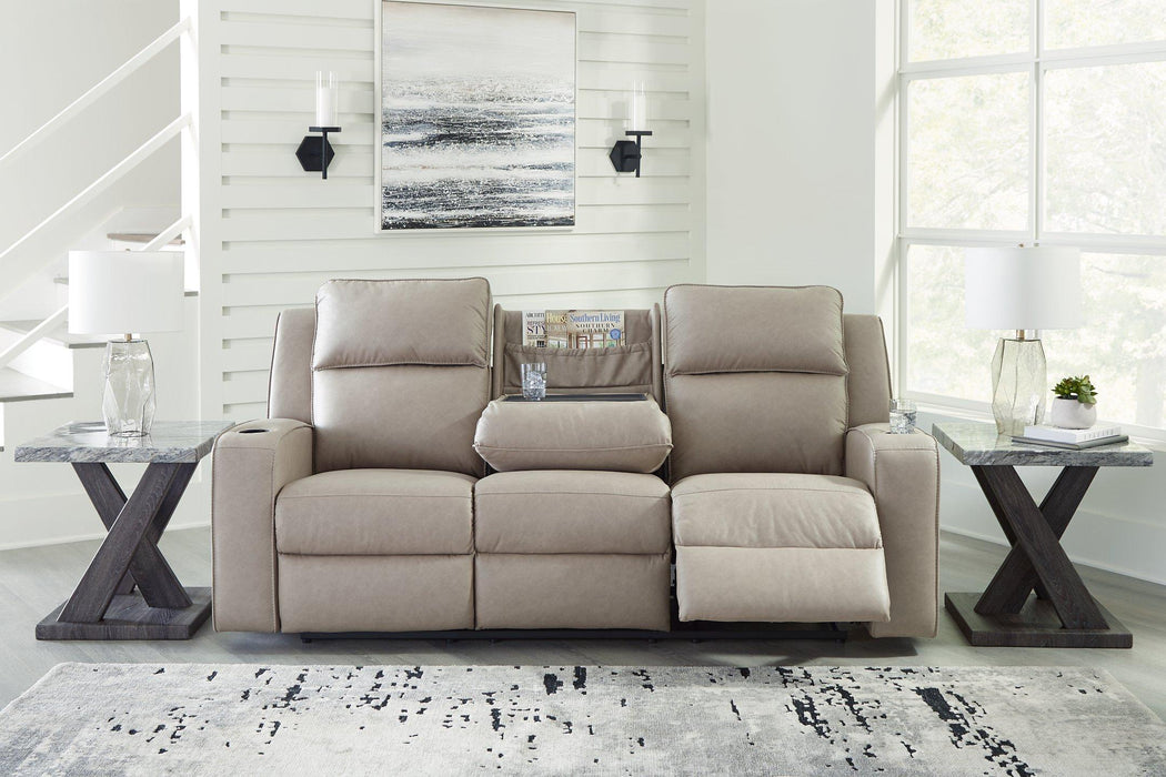 Lavenhorne Reclining Sofa with Drop Down Table