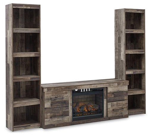 Derekson 3-Piece Entertainment Center with Electric Fireplace image