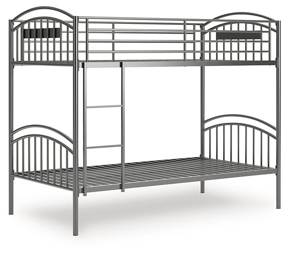 Lanceburg Bunk Bed with Ladder