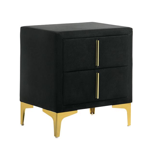 FLORIZEL Night Stand, Black