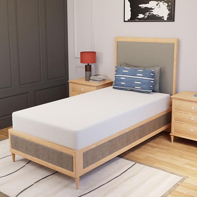 Forsythia 8" Twin Green Tea Gel Memory Foam