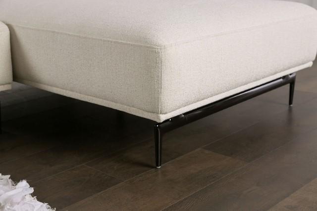 Baerum Sectional, Left & Right Chaise Beige & Gray