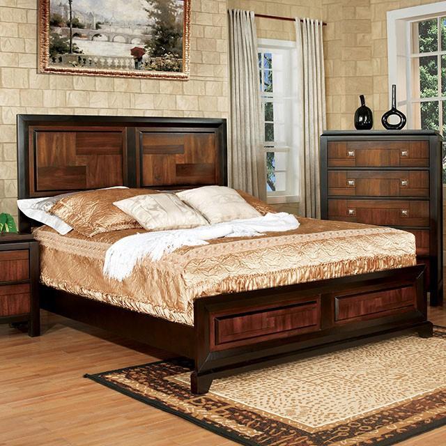 Patra Acacia/Walnut Cal.King, E.King, & Full Bed