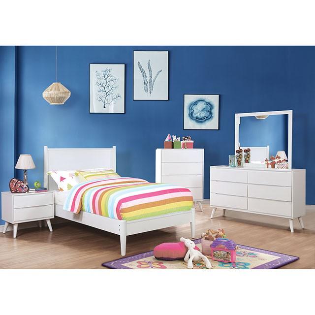 LENNART II White Full Bed