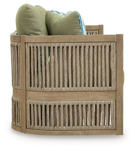 Serena Shores Outdoor Sofa with Cushion