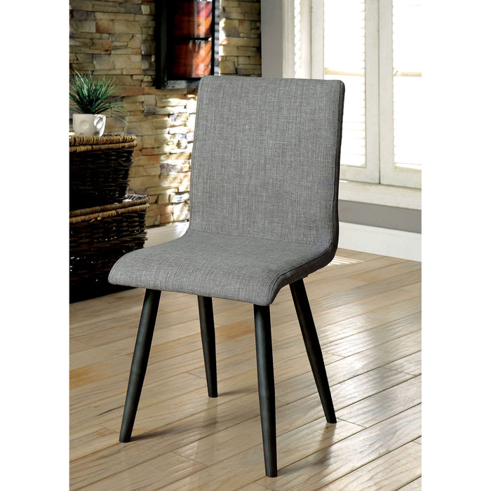 Vilhelm I Gray Side Chair (2/CTN)