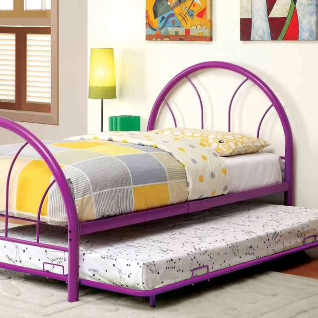 Rainbow Full Bed Black, White, Silver, Black, & Green