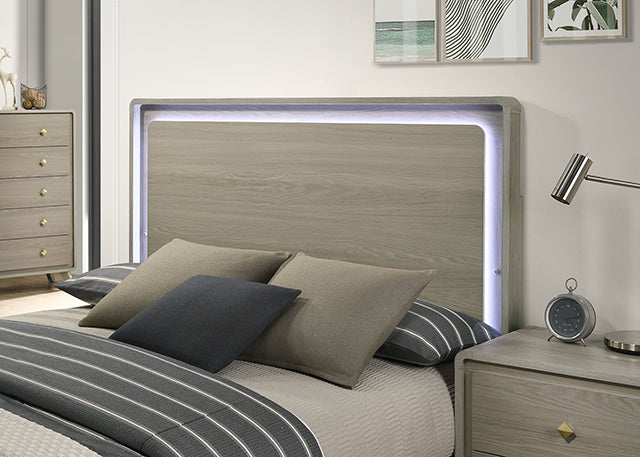 Rainier Queen Bedroom Set Gray