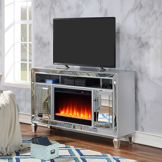 Seginus TV Stand w/ Fire Place image